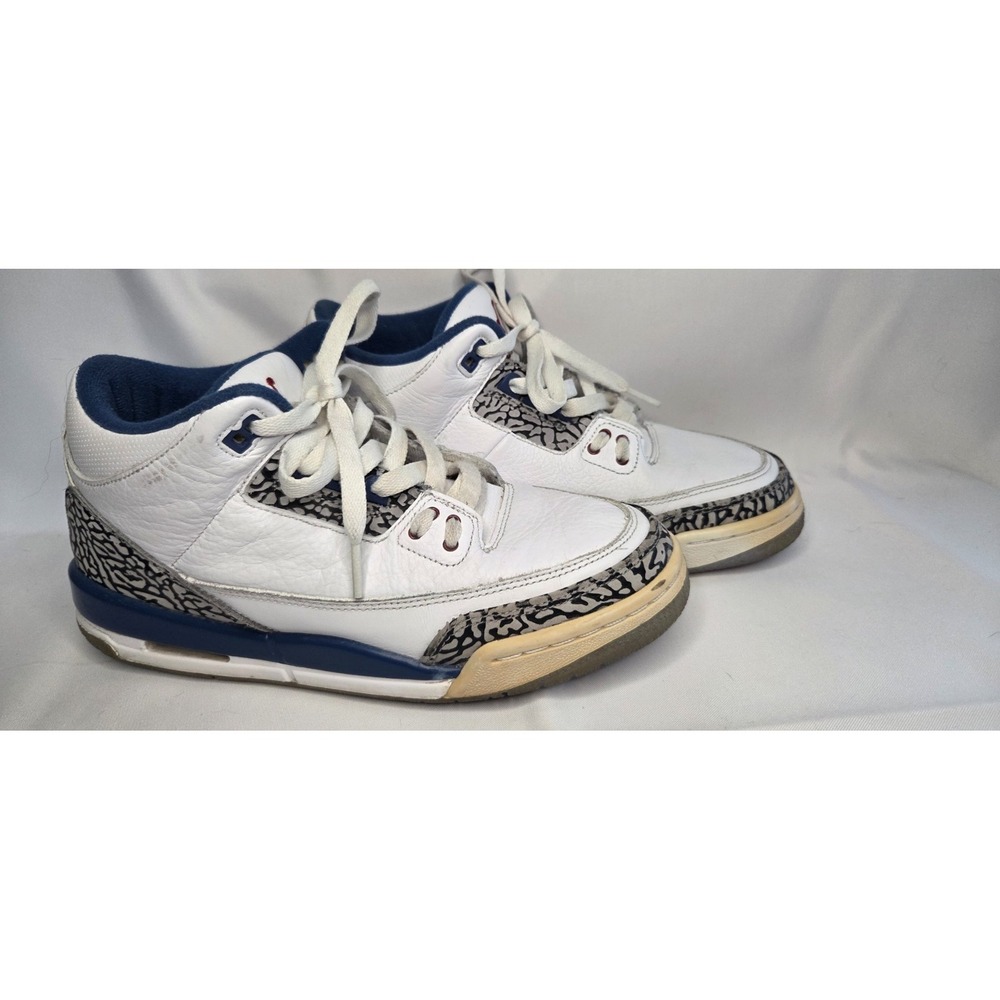 Nike Air Jordan 3 Retro Racer Blue (GS) Basketball Sneakers 398614-104 Size 7 Y
